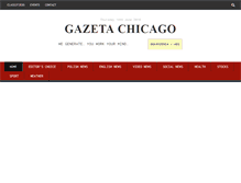 Tablet Screenshot of gazetachicago.com